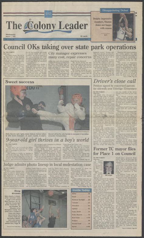 March 1, 1995 (Wednesday) .